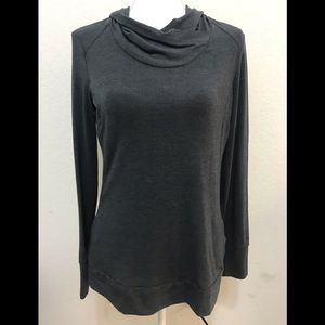 Marmot Hooded Pullover Top Gray Sz S